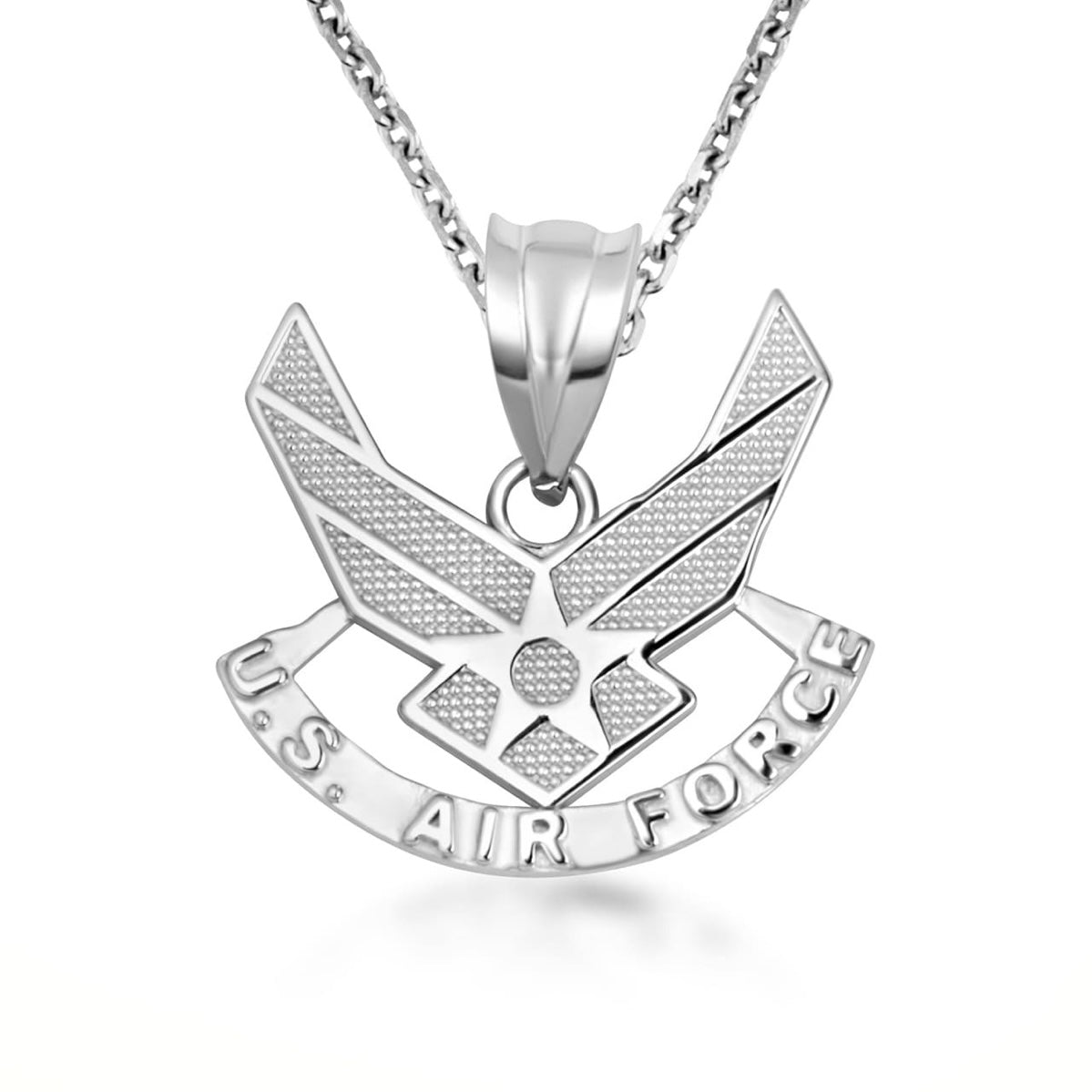 United States Air Force Emblem Pendant Chain