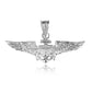 925 Sterling Silver US Navy Eagle Anchor Emblem Chain