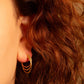 Triple Hoop Earrings In 14K Gold
