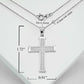 Silver 925 Beaded Cross Pendant
