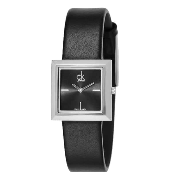 Calvin Klein Men's Watch Black Leather